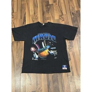 Vintage 1993 Nutmeg Mills Top Hat Orlando Magic NBA Size XL T-Shirt Basketball